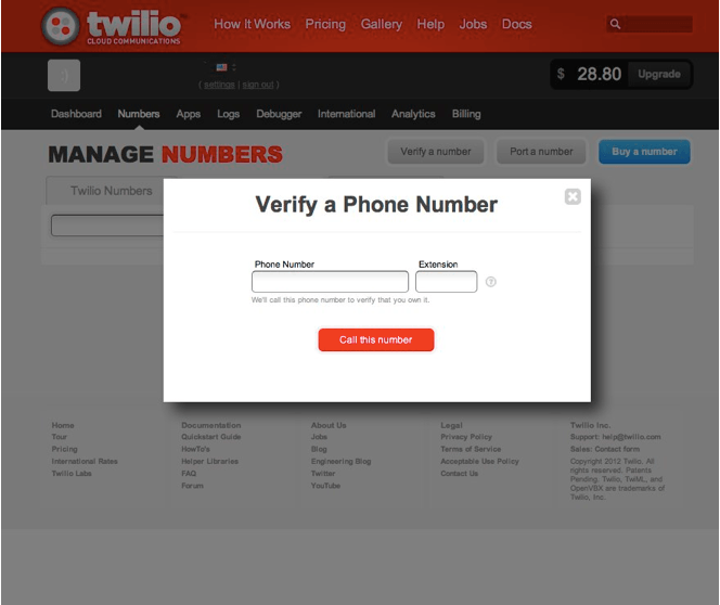 Verify Phone Number